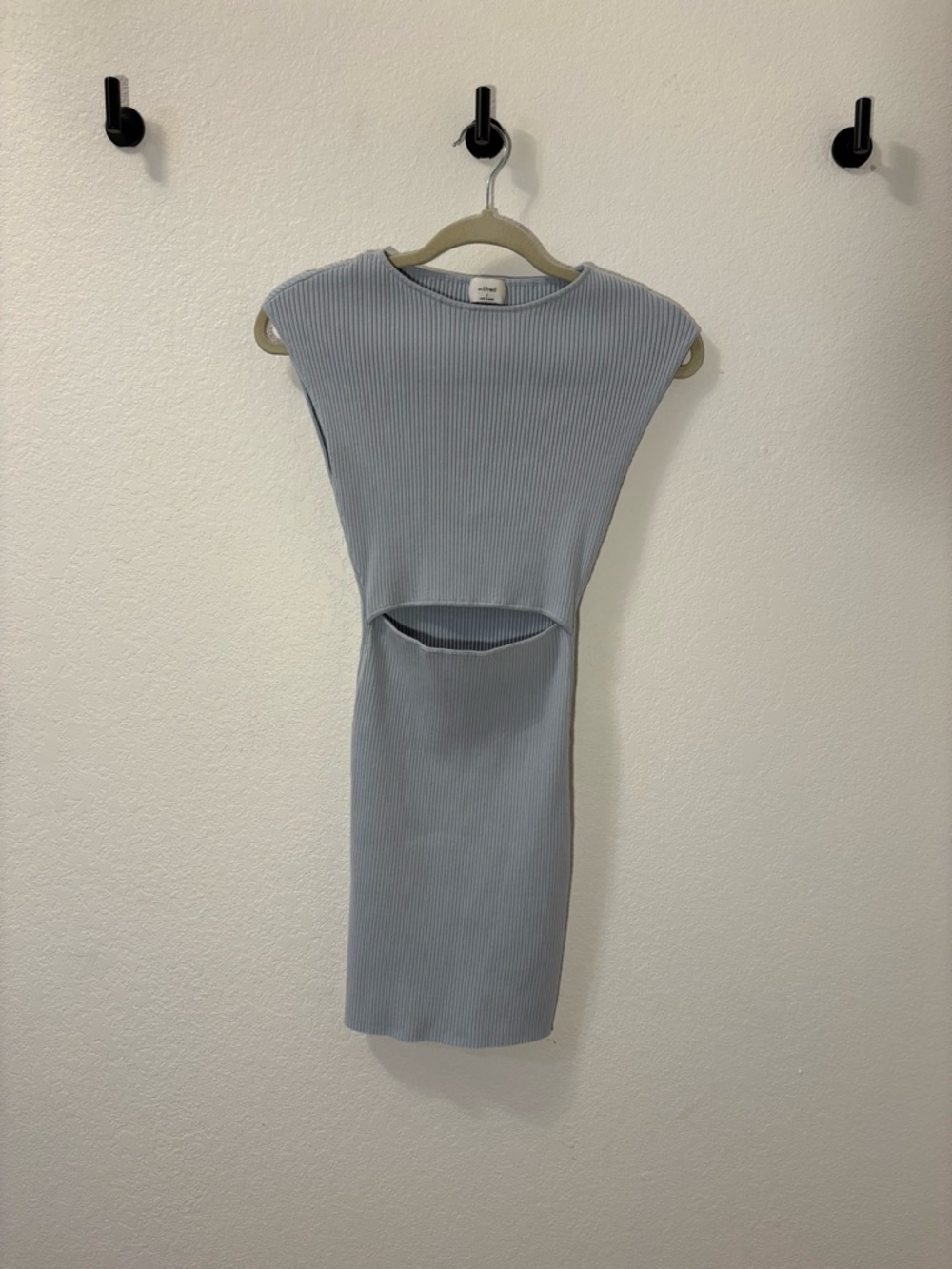 Aritzia Wilfred Free Cut-Out Knit Mini Dress - Picture 2 of 5